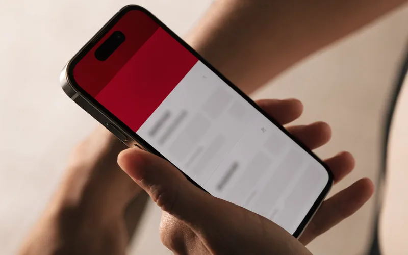 Phone showing a wallet ticket pass